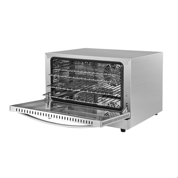 Koolmore 23 in. Countertop Convection Oven for Half-Size Pans with 4 Racks 1600W of Power in Stainless-Steel - KM-CTCO-15