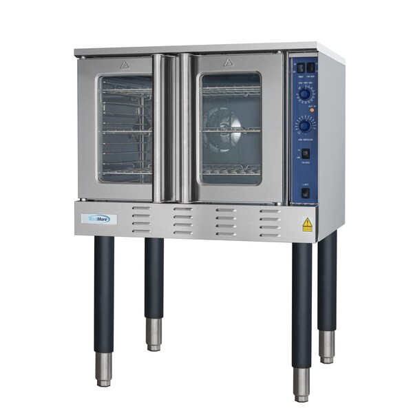 Koolmore 38 in. Full Size Single Deck Commercial Natural Gas Convection Oven 54,000 BTU - KM-CCO54-NG