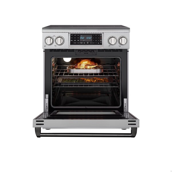 Koolmore 30 in. Electric Professional Range with Tilt Panel and Digital controls, Self-Cleaning, 240V - KM-EPR-30TDP-SS