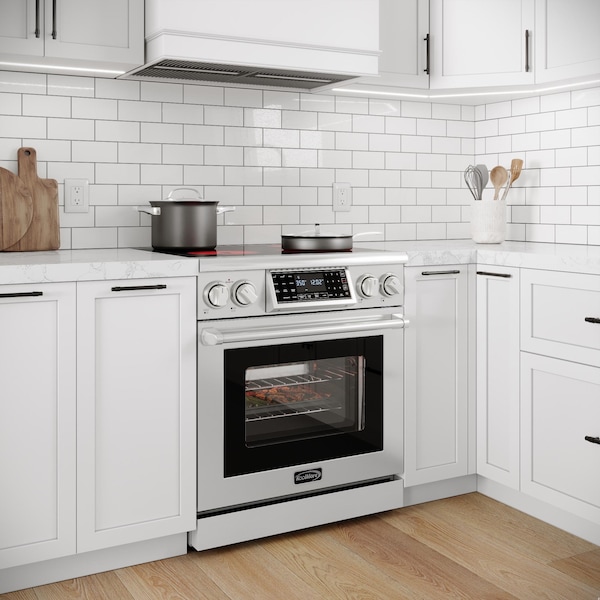 Koolmore 30 in. Electric Professional Range with Tilt Panel and Digital controls, Self-Cleaning, 240V - KM-EPR-30TDP-SS