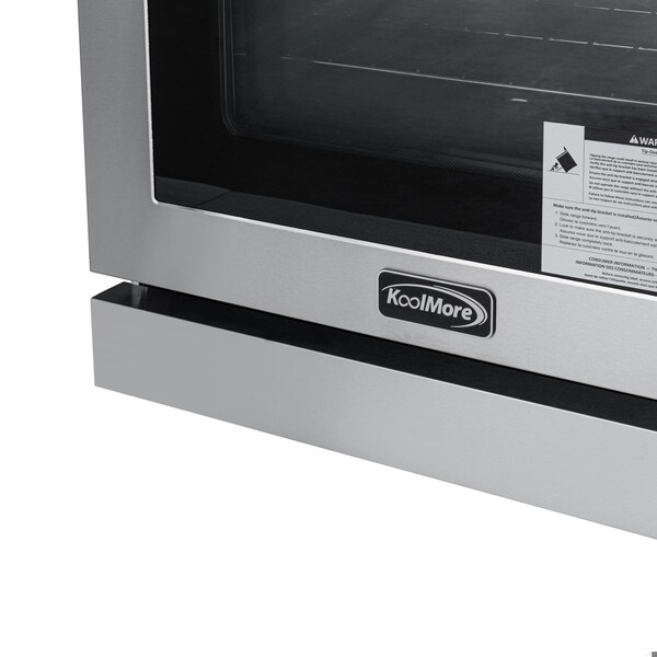 Koolmore 30 in. Electric Professional Range with Tilt Panel and Digital controls, Self-Cleaning, 240V - KM-EPR-30TDP-SS