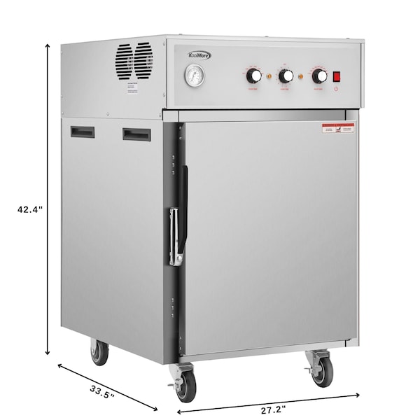 Koolmore 4-Pan Half-Size Commercial Cook And Hold Oven 3,000W/240V in Stainless-Steel - KM-CCAH3-1D