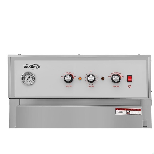 Koolmore 4-Pan Half-Size Commercial Cook And Hold Oven 3,000W/240V in Stainless-Steel - KM-CCAH3-1D