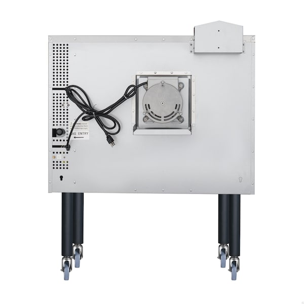 Koolmore 38 in. Full Size Single Deck Commercial LP Convection Oven 54,000 BTU with Casters - KM-CCO54-LPC