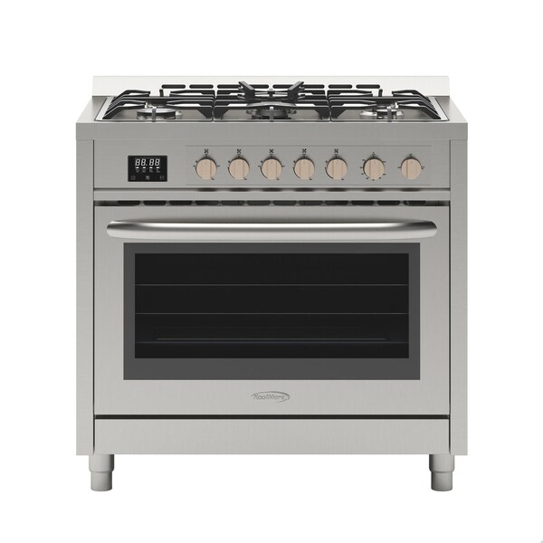 Koolmore 36 in. Stainless Steel Professional Gas range with Legs, . - KM-FR36GL-SS