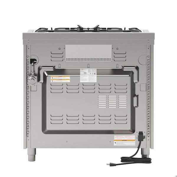 Koolmore 36 in. Stainless Steel Professional Gas range with Legs, . - KM-FR36GL-SS