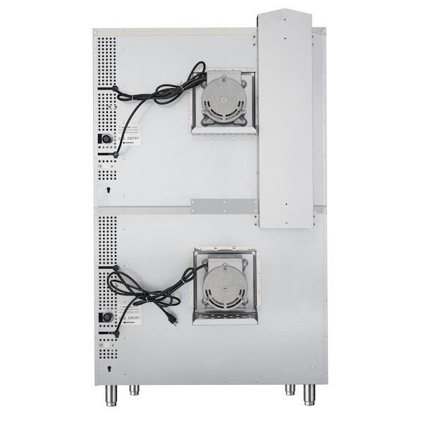 Koolmore 38 in. Full Size Double Commercial Natural Gas Convection Oven 108,000 BTU Total with Stacking Kit - KM-DCCO54-NG