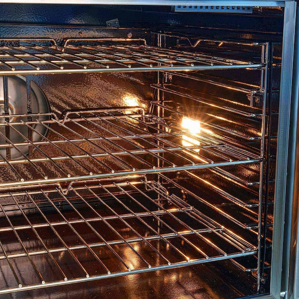 Koolmore 38 in. Full Size Single Deck Commercial Natural Gas Convection Oven 54,000 BTU with Casters - KM-CCO54-NGC