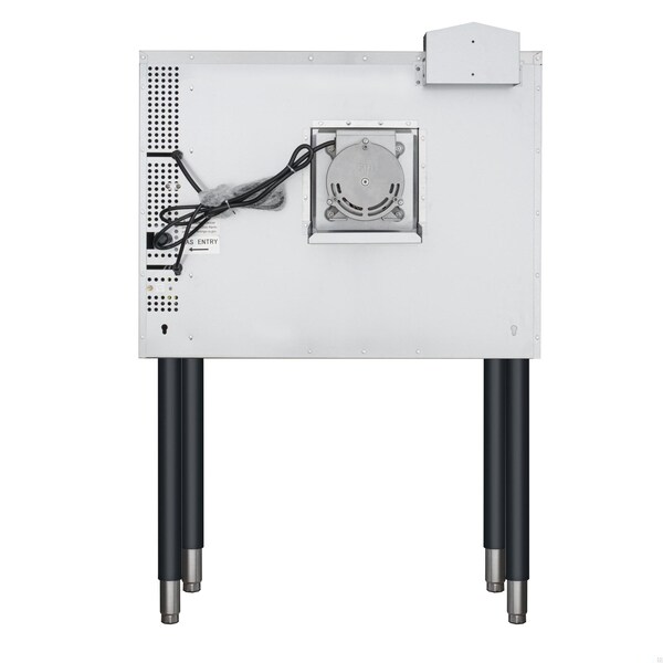 Koolmore 38 in. Full Size Single Deck Commercial Natural Gas Convection Oven 54,000 BTU with Casters - KM-CCO54-NGC