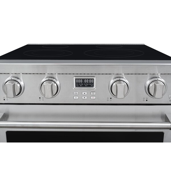 Koolmore 30 in. Professional Electric Range with 14900W of Power, 240V in Stainless-Steel KM-EPR-30AP-SS - KM-EPR-30AP-SS