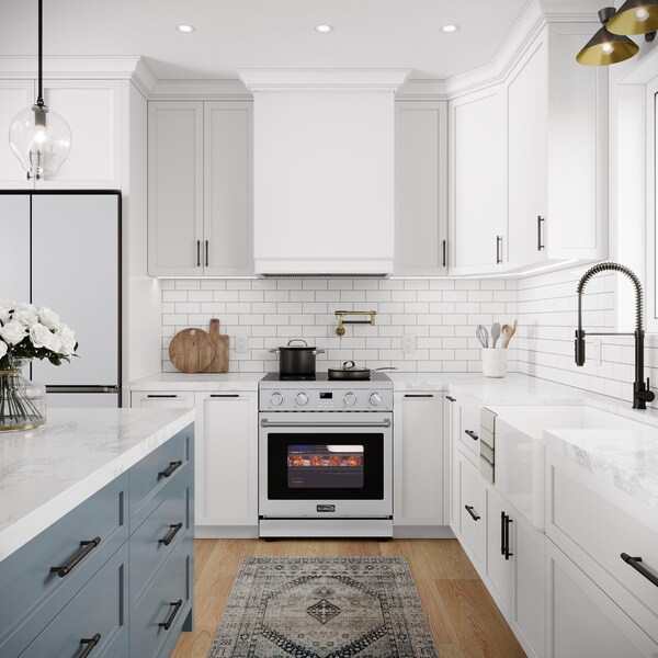 Koolmore 30 in. Professional Electric Range with 14900W of Power, 240V in Stainless-Steel KM-EPR-30AP-SS - KM-EPR-30AP-SS