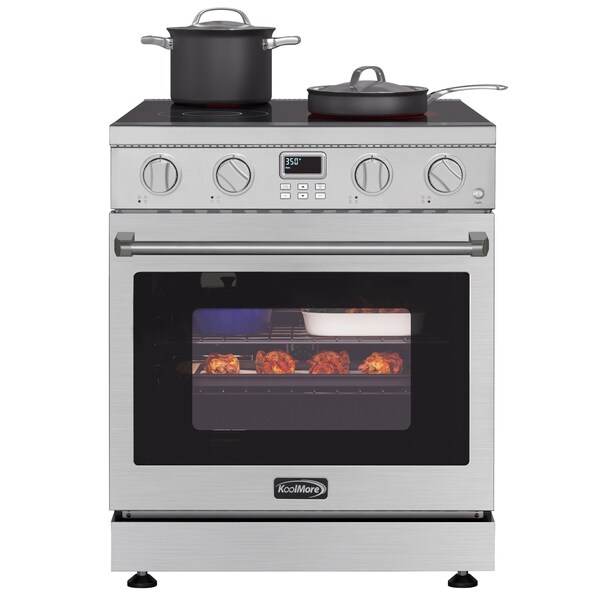 Koolmore 30 in. Professional Electric Range with 14900W of Power, 240V in Stainless-Steel KM-EPR-30AP-SS - KM-EPR-30AP-SS