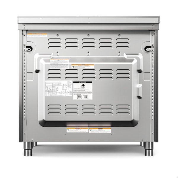 Koolmore 36 Inch Professional Dual Fuel range Stainless Steel with Legs - KM-FR36DF-SS