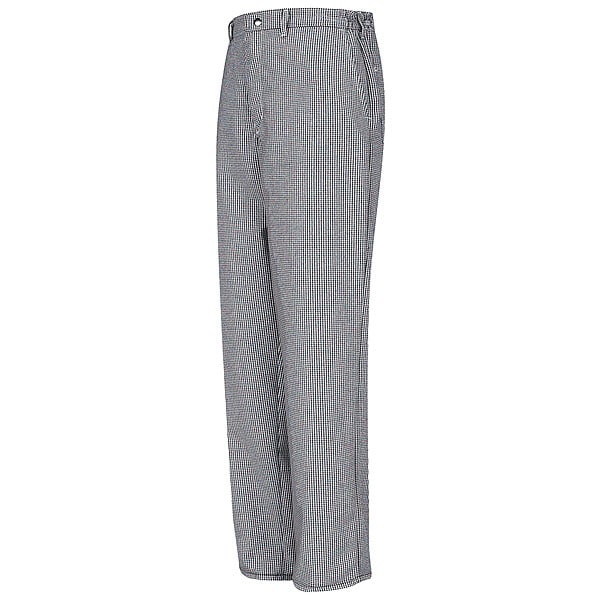 Red Kap Mns Bk/Wht Chk Cook Pant - 2020BW 28 32