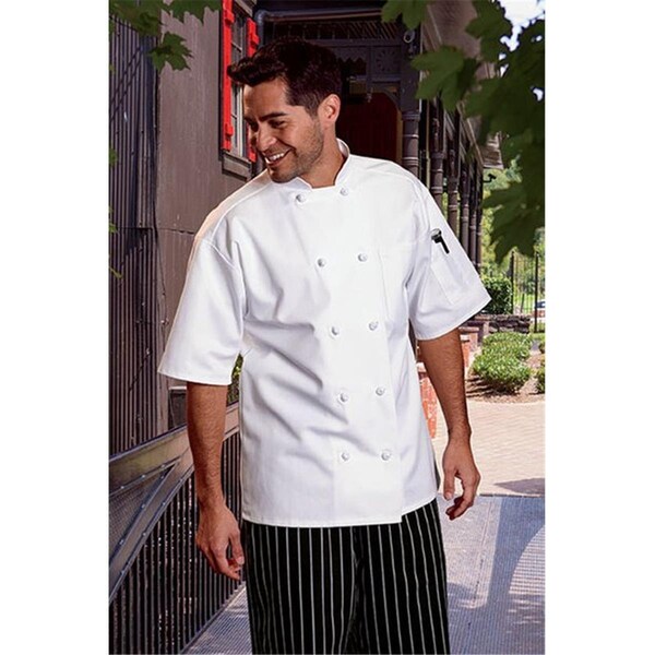 Nathan Caleb Monterey Chef Coat in White - 6XLarge - NA2489466