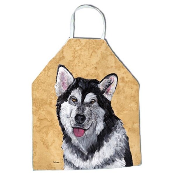 Carolines Treasures Carolines Treasures SC9507APRON 27 x 31 In. Alaskan Malamute Apron - SC9507APRON