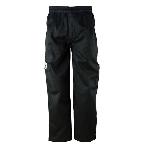 Chef Revival Cargo Chef's Pants - Black - 3X - P024BK-3X