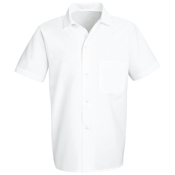 Red Kap 501Pbwht Mns Wh Ss Cook Shirt - 5010WH SS M