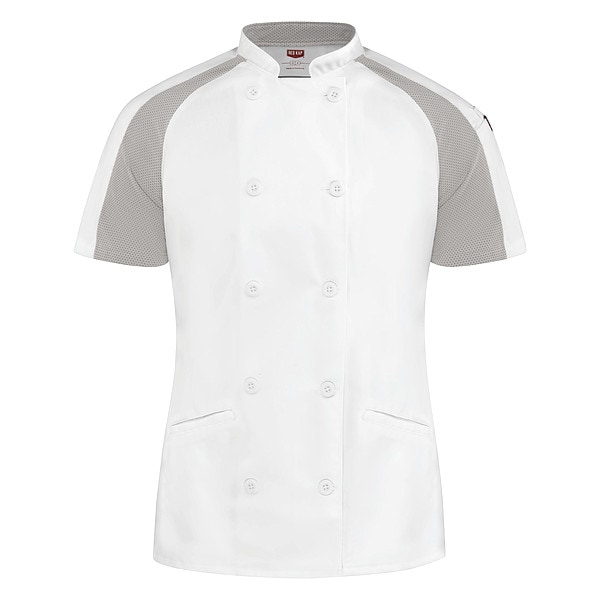 Red Kap Chef Coat, L, White - 051WWH SS L