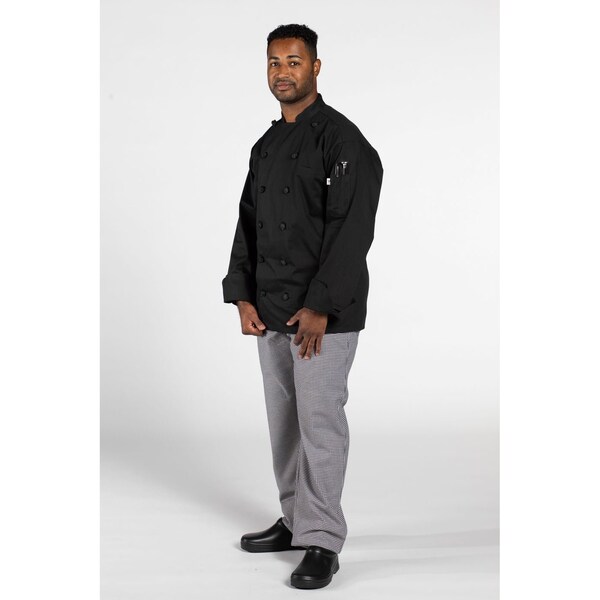 Uncommon Threads Executive Chef Coat Blk 3XL - 0425C-0107