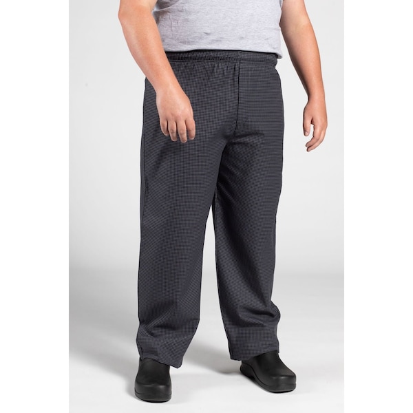 Uncommon Threads Yarn-Dyed Pant Blk & Grey Houndstooth SM - 4003-5502