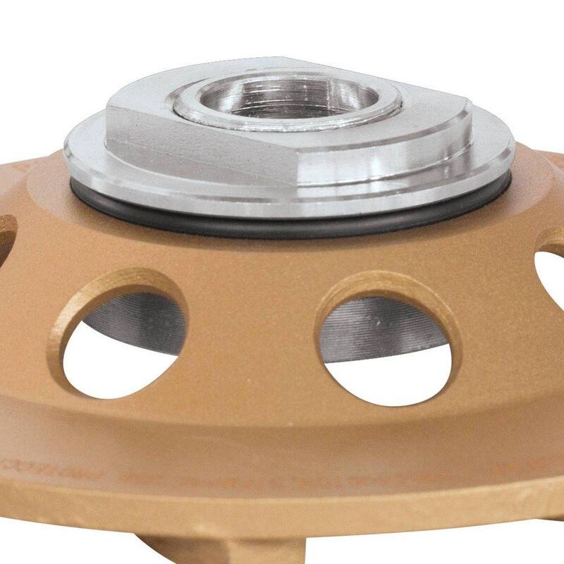 Rueda de copa de diamante antivibración de doble hilera de 4-1/2 pulgadas - A-96198 de Makita