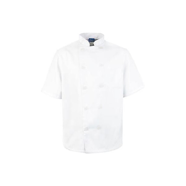 Kng 3XL Men's White Short Sleeve Chef Coat - 10513XL