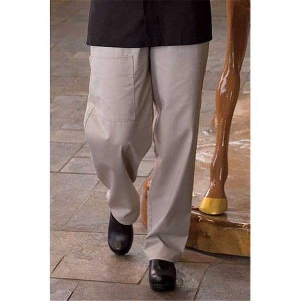 Nathan Caleb Uncommon Cargo Chef Pant in Stone XSmall - NA586928