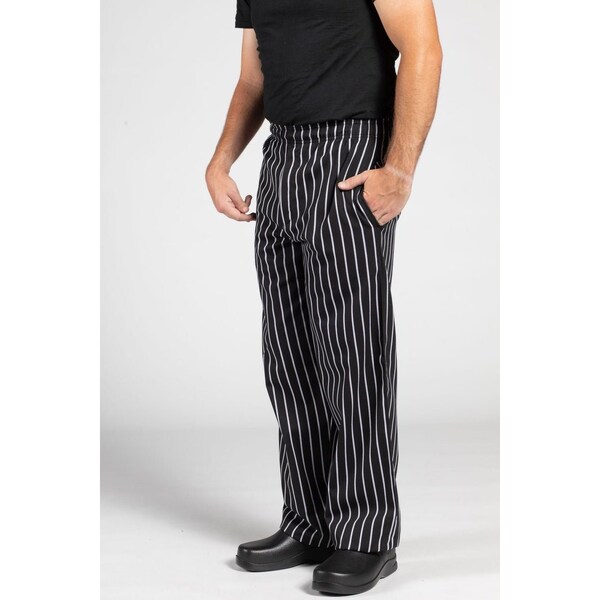 Uncommon Threads Classic Chef Pant 2" Chalk Stripe XL - 4001-4105