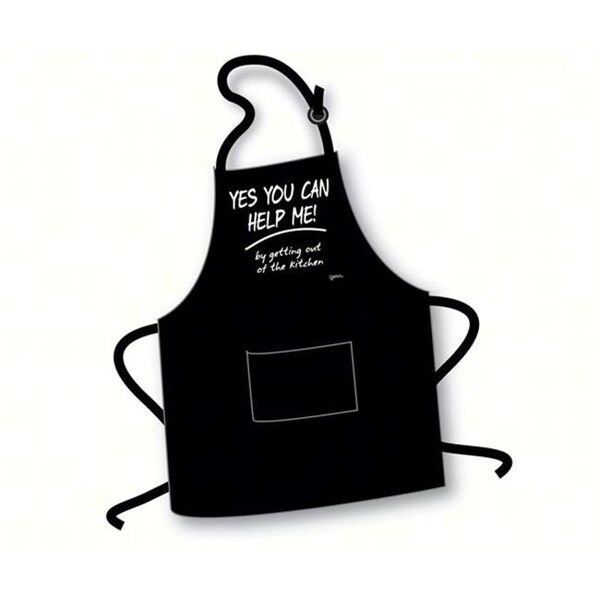 Grimm Grimm GRIMMHELPAPRON Yes You Can Help Me by getting Out of The kitchen Apron - GRIMMHELPAPRON