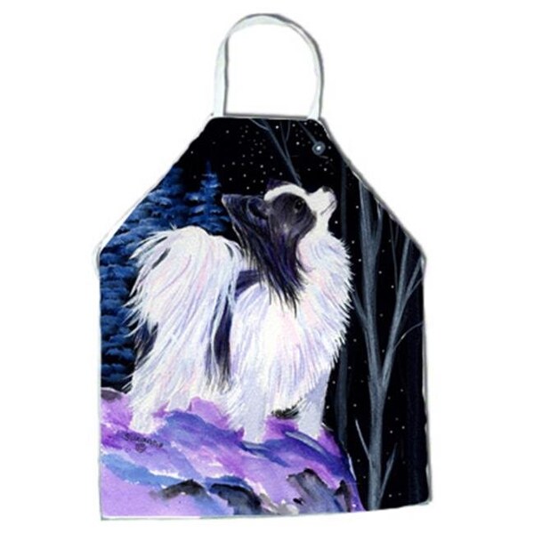Carolines Treasures Carolines Treasures SS8383APRON Starry Night Papillon Apron - 27 x 31 in. - SS8383APRON