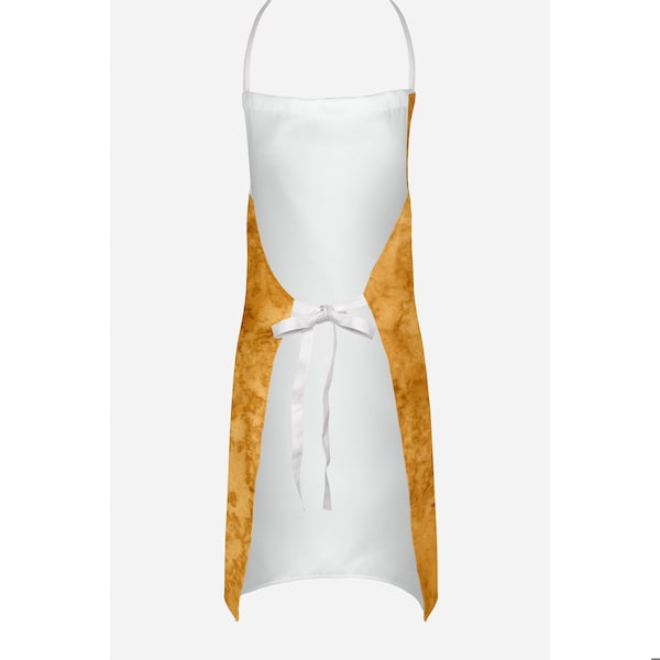 Carolines Treasures 27 H x 31 W in. Butterfly on Gold Apron - 8858APRON