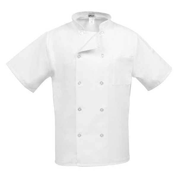 Fame (A Delta Plus Group Company) Chef Coat, Classic Wht, C10PS S/S, MD - 30725