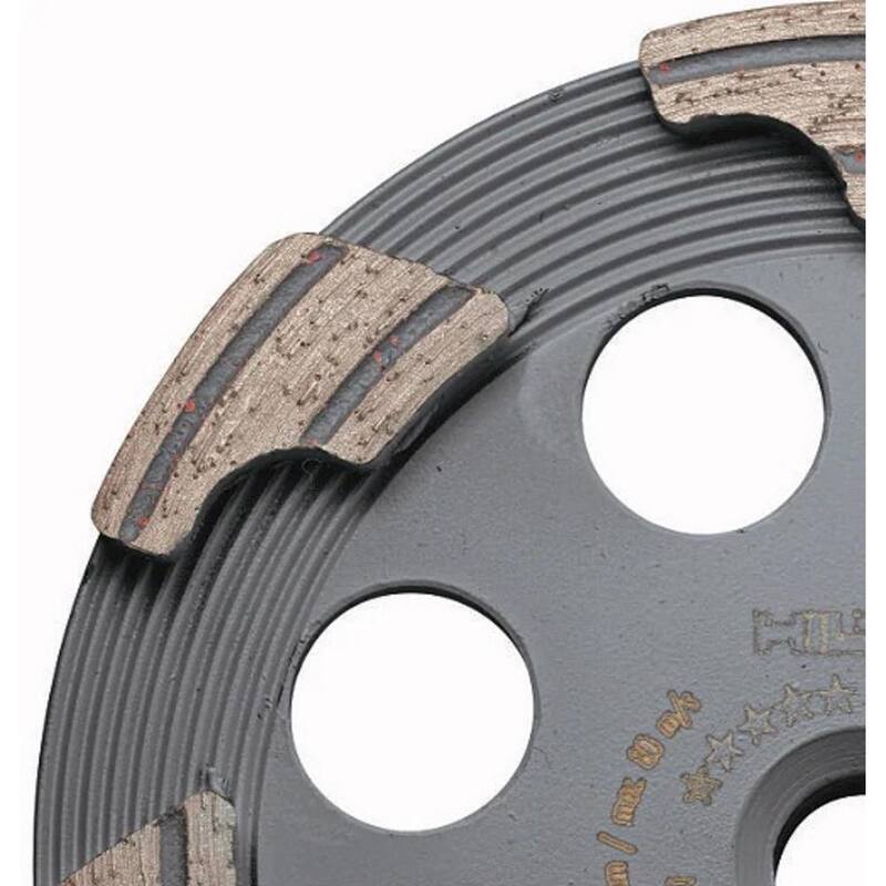 Hilti 5 pulgadas x 7/8 pulgadas Arbor roscado P Rueda de copa de diamante universal para amoladoras angulares - 2238574