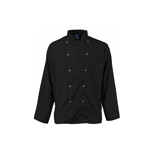 Allpoints Kng Active Chef Coat 2Xl Mens Black/Slate Ls - 2122BKSL2XL
