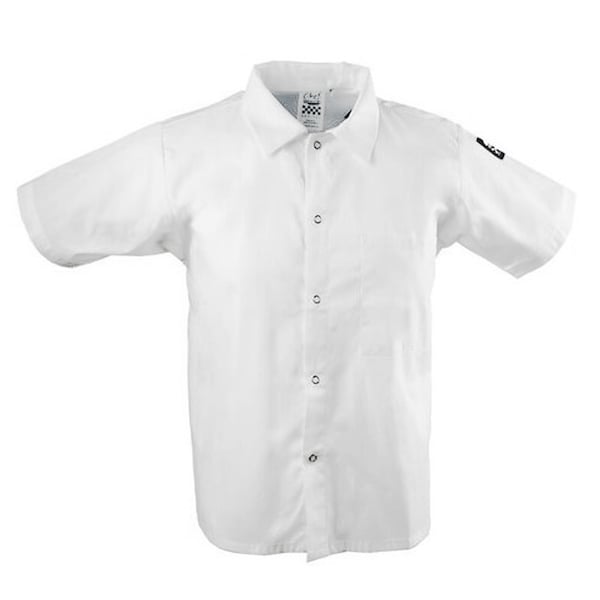Chef Revival Short sleeve Cook Shirt - White - XL - CS006WH-XL