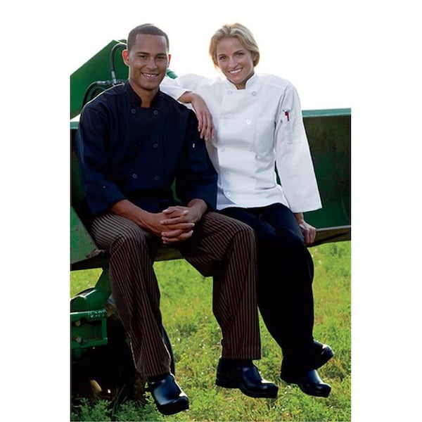 Nathan Caleb 3/4 Sleeve Chef Coat 10 Buttons in White - 6XLarge - NA2507313