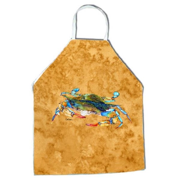 Carolines Treasures Carolines Treasures 8655APRON 27 x 31 in. Crab Apron - 8655APRON