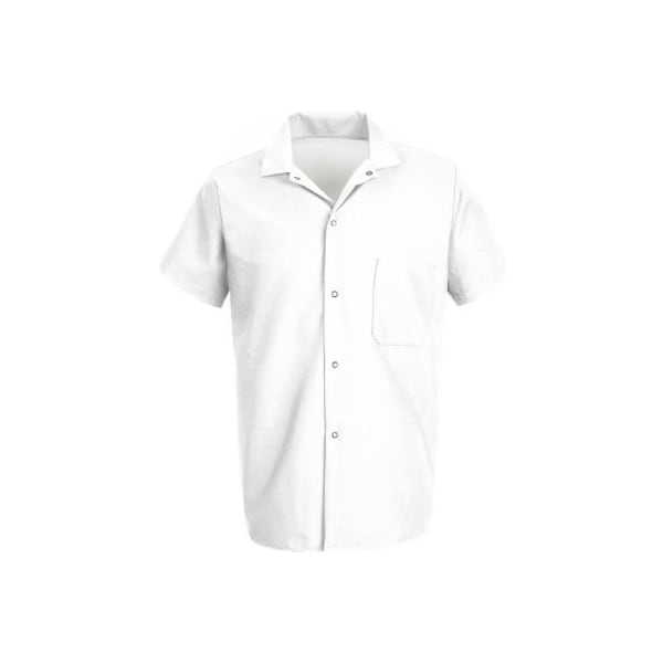 Vf Imagewear Chef Designs Cook Shirt, White, 65% Polyester/35% Cotton, 2XL - 5020WHSSXXL