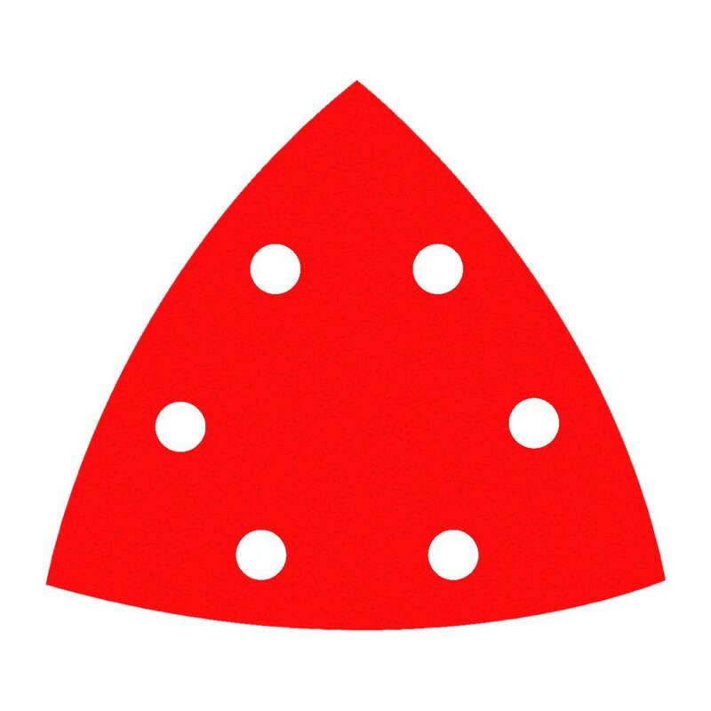Hoja de lija triangular oscilante para detalles con grano de 220 de DIABLO de 3-3/4 pulgadas - DCT334220H10G