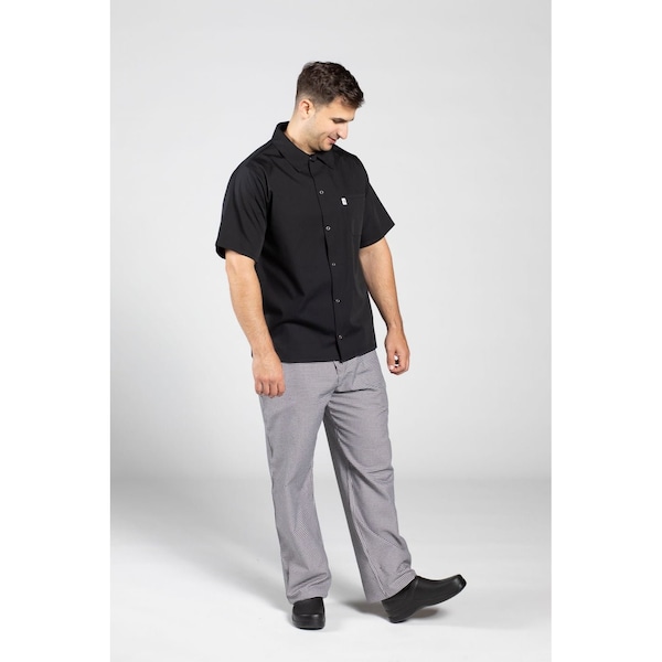 Uncommon Threads Snap Utility Shirt Blk LG - 0950-0104