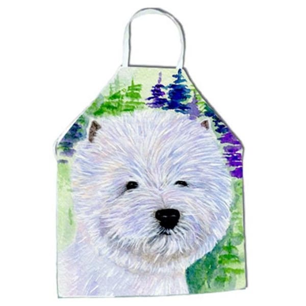 Carolines Treasures Carolines Treasures SS8002APRON Westie Apron - 27 H x 31 W in. - SS8002APRON