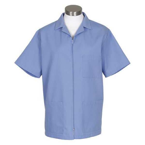 Fame (A Delta Plus Group Company) Smock, Zipper, Ceil Blue, K74, 4XL - 83092