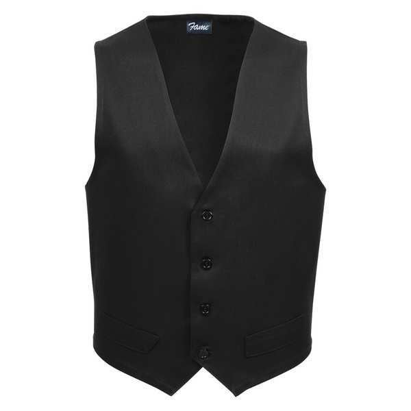 Fame (A Delta Plus Group Company) Fitted Vest, Male, Black, V41, 5XL - 82987