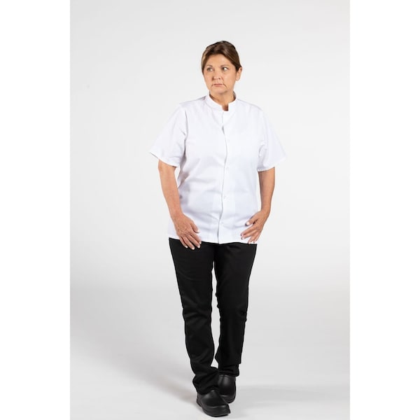 Uncommon Threads Mandarin Collar Shirt White LG - 0921-2504