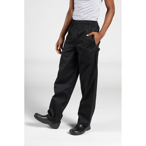 Uncommon Threads Classic Chef Pant 2" Blk 4XL - 4001-0108