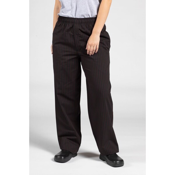 Uncommon Threads Yarn-Dyed Pant Blk & Red Pinstripe SM - 4003-7102