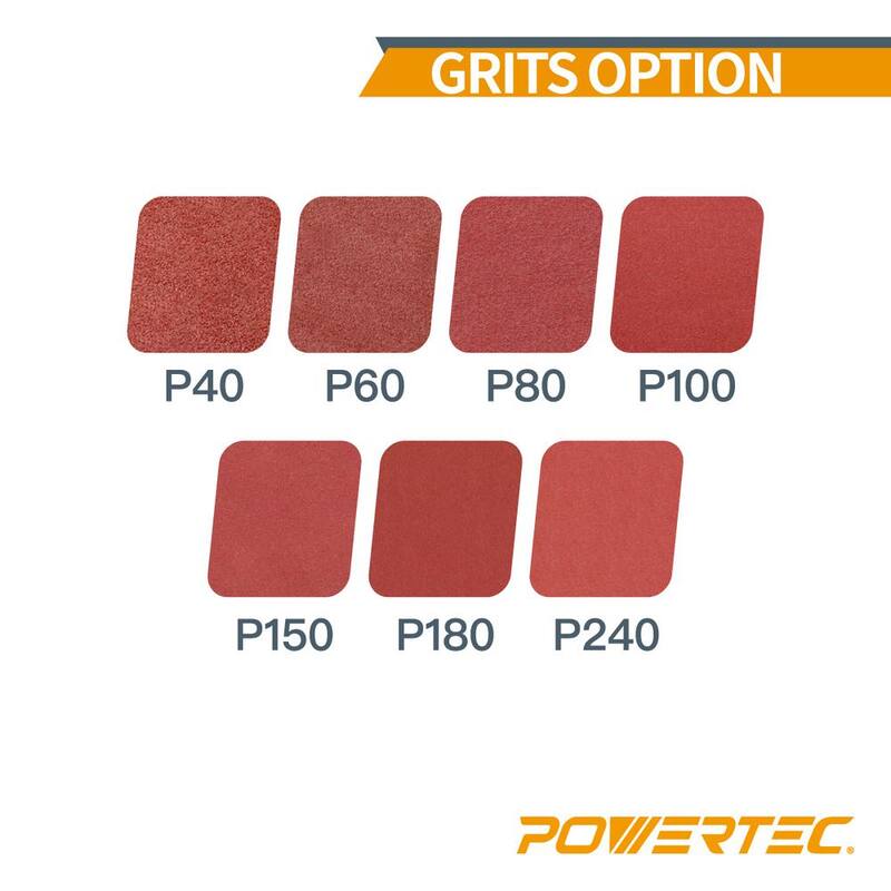 Banda de lija de óxido de aluminio de grano 80 de 1-1/8 pulgadas x 21 pulgadas para lijadora de banda Makita 9031, pulido de metal (paquete de 10) - 412108