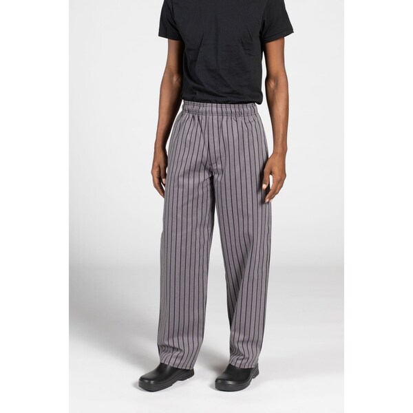 Uncommon Threads Yarn-Dyed Pant Blk & Grey Chevron MD - 4003-7203