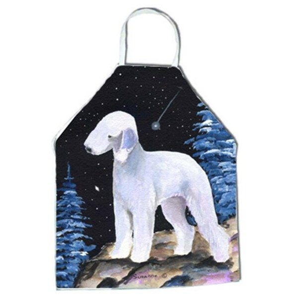 Carolines Treasures Carolines Treasures SS8455APRON Starry Night Bedlington Terrier Apron - 27 x 31 in. - SS8455APRON